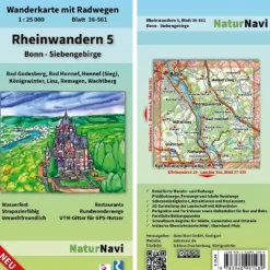 Clearance RHEINWANDERN 5 - BONN - SIEBENGEBIRGE - Wanderkarte Wanderkarten Und Winterkarten|Wanderkarten Und Winterkarten