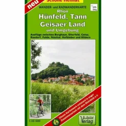 Fahrradkarten|Wanderkarten Und Winterkarten^RHÖN, HÜNFELD, TANN, GEISAER LAND UND UM - Wanderkarte