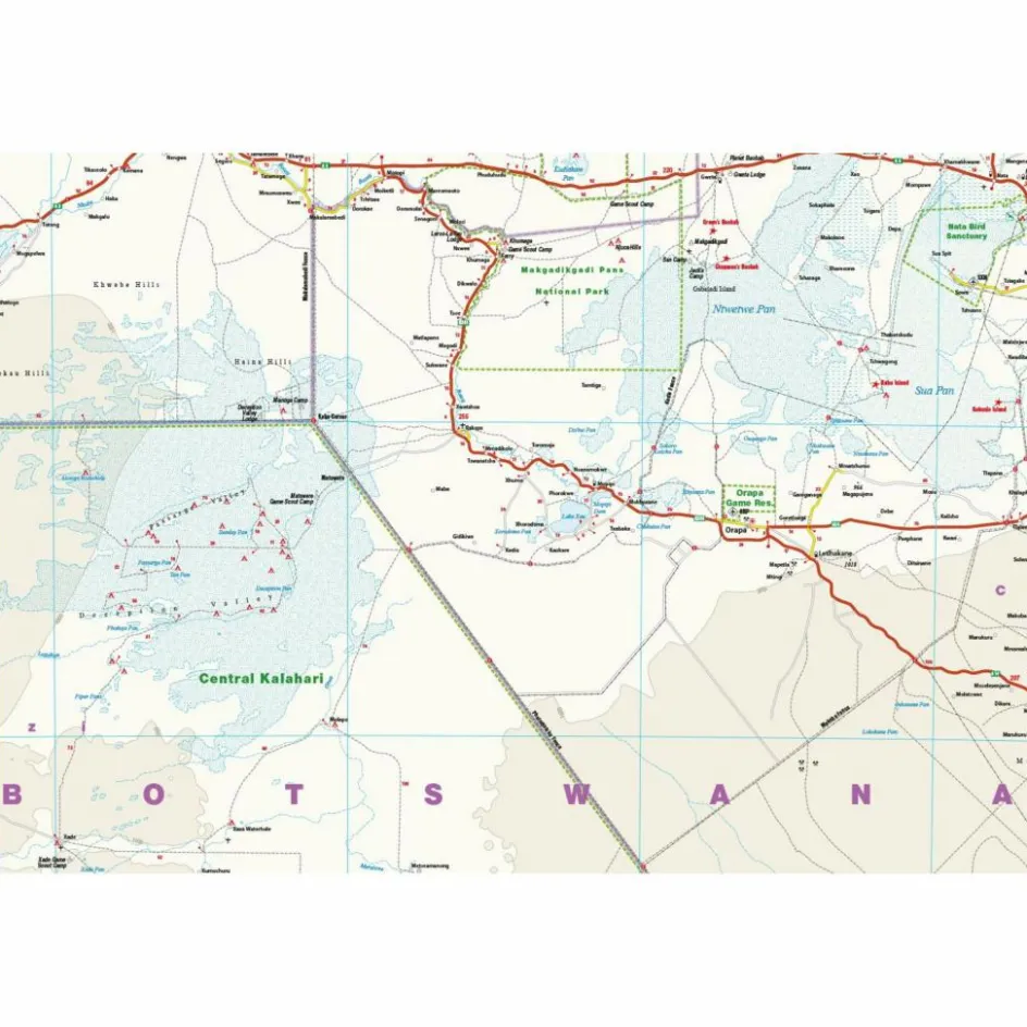 RKH WMP BOTSWANA (1:1.000.000) - Straßenkarte Straßenkarten|Straßenkarten