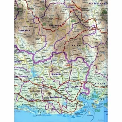 Online RKH WMP NICARAGUA, HONDURAS, EL SALVADOR - Straßenkarte Straßenkarten|Straßenkarten