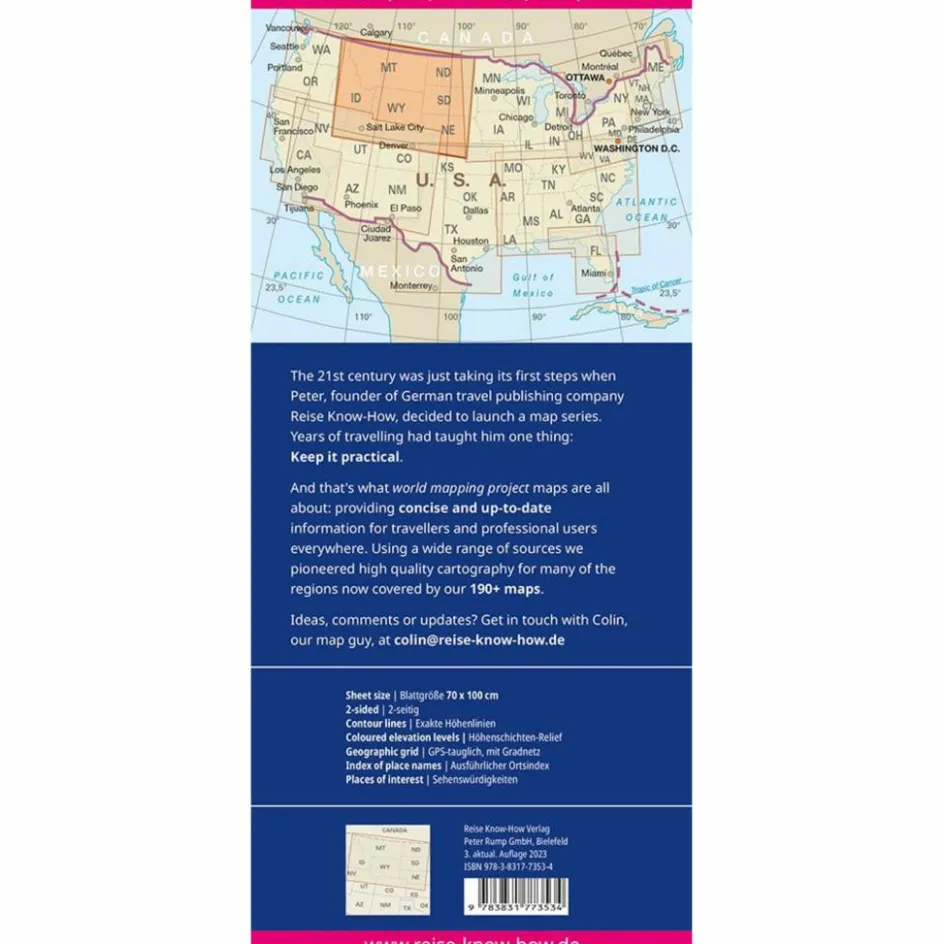 Straßenkarten|Straßenkarten^RKH WMP USA 02 NORD - Straßenkarte