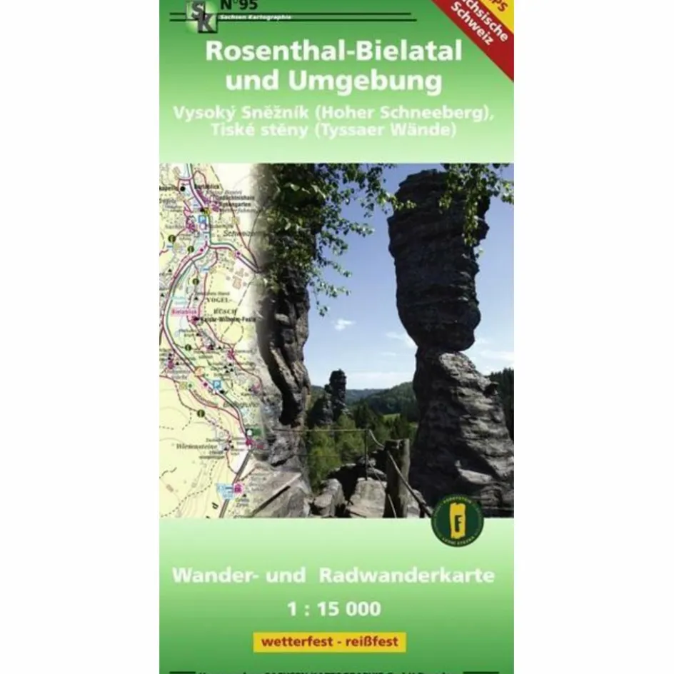 Wanderkarten Und Winterkarten|Wanderkarten Und Winterkarten^ROSENTHAL-BIELATAL UND UMGEBUNG - Wanderkarte