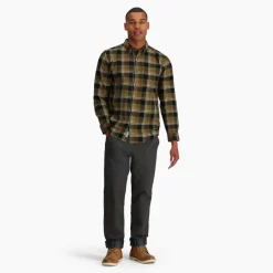 Hot LIEBACK ORGANIC COTTON FLANNEL L/S Herren - Flanellhemd Herren Hemden