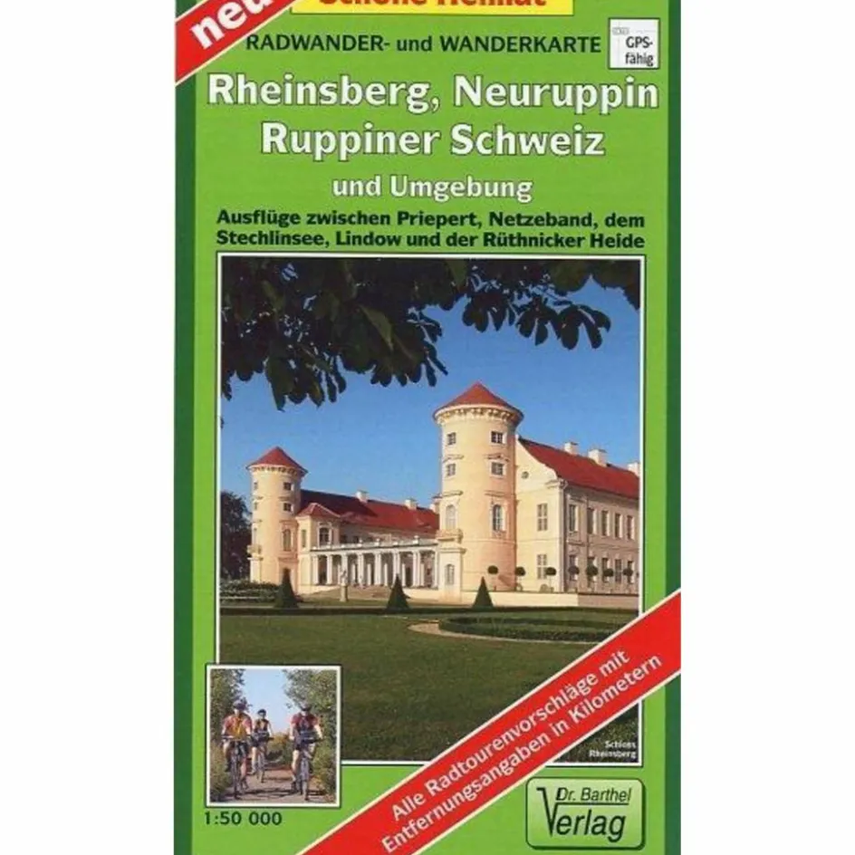 Wanderkarten Und Winterkarten|Wanderkarten Und Winterkarten^RUPPINER SCHWEIZ, RHEINSBERG, NEURUPPIN - Wanderkarte