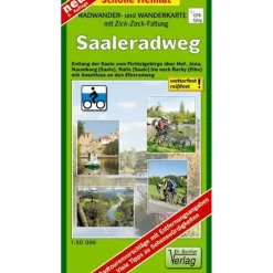 Outlet SAALE-RADWANDERWEG 1 : 50 000 - Fahrradkarte Fahrradkarten|Fahrradkarten