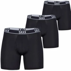Best ESSENTIAL PERFORMANCE MESH BOXER BRIEF FLY 3PK Herren - Unterhose Herren Unterwäsche