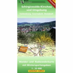 Fahrradkarten|Wanderkarten Und Winterkarten^SCHIRGISWALDE U. UMGEBUNG - Wanderkarte