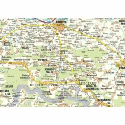 Fahrradkarten|Wanderkarten Und Winterkarten^SCHIRGISWALDE U. UMGEBUNG - Wanderkarte