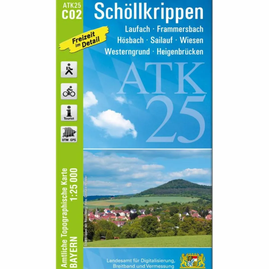 New SCHÖLLKRIPPEN 1:25 000 - Wanderkarte Fahrradkarten|Wanderkarten Und Winterkarten