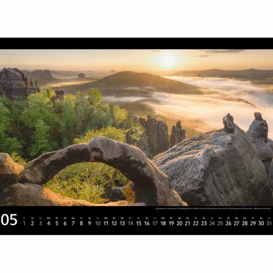 Kalender^SÄCHSISCHE SCHWEIZ 2026 - Kalender