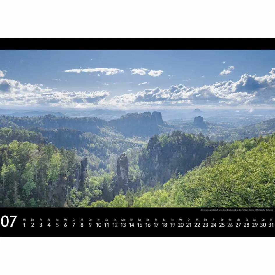 Kalender^SÄCHSISCHE SCHWEIZ 2026 - Kalender