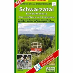 SCHWARZATAL, BAD BLANKENBURG, OBERWEIßBA - Winterwanderkarte Fahrradkarten|Wanderkarten Und Winterkarten