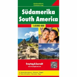 Outlet SÜDAMERIKA, KONTINENTKARTE 1:8 000 000 - Straßenkarte Straßenkarten|Straßenkarten