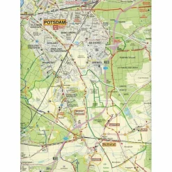 Fahrradkarten|Wanderkarten Und Winterkarten^SÜDLICHES BERLIN - TELTOW, LUDWIGSFELDE - Wanderkarte