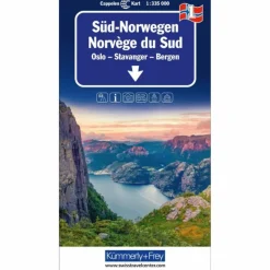 Clearance SÜD-NORWEGEN NR. 01 REGIONALKARTE NORWEGEN 1:335 000 - Straßenkarte Straßenkarten|Straßenkarten