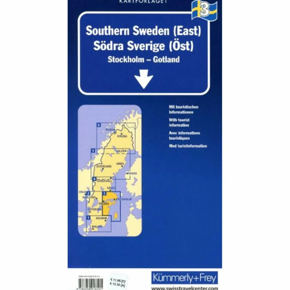 Straßenkarten|Straßenkarten^SÜD-SCHWEDEN (OST) NR. 03 REGIONALKARTE SCHWEDEN 1:250 000 - Straßenkarte