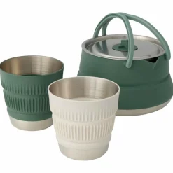 Online DETOUR STAINLESS STEEL KETTLE COOK SET - [2P] [3 PIECE] - Kaffeekessel Campingtöpfe Und Campinggeschirr