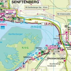 New SENFTENBERGER SEE UND UMGEBUNG - Wanderkarte Wanderkarten Und Winterkarten|Wanderkarten Und Winterkarten