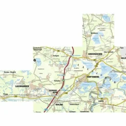 New SENFTENBERGER SEE UND UMGEBUNG - Wanderkarte Wanderkarten Und Winterkarten|Wanderkarten Und Winterkarten