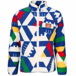 Damen Sherpa Pullover Und Fleecepullover|Outdoorjacken^TARCHO PRINTED FULL ZIP FLEECE Unisex - Fleecejacke