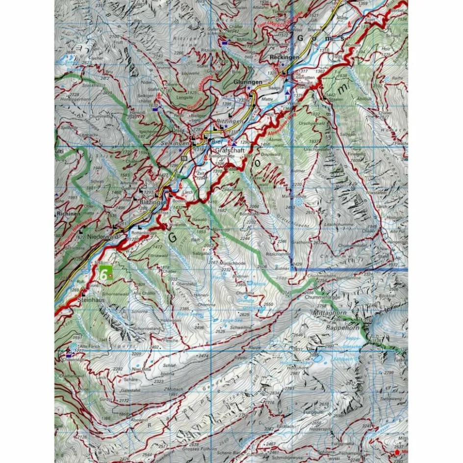 Sale SIMPLON - ALETSCH GOMS 42 WANDERKARTE 1:40 000 Wanderkarten Und Winterkarten|Wanderkarten Und Winterkarten