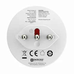 SKROSS Ladegeräte Und Reisestecker^EUROPE TO SIWSS + ITALY + BRAZIL - Reisestecker