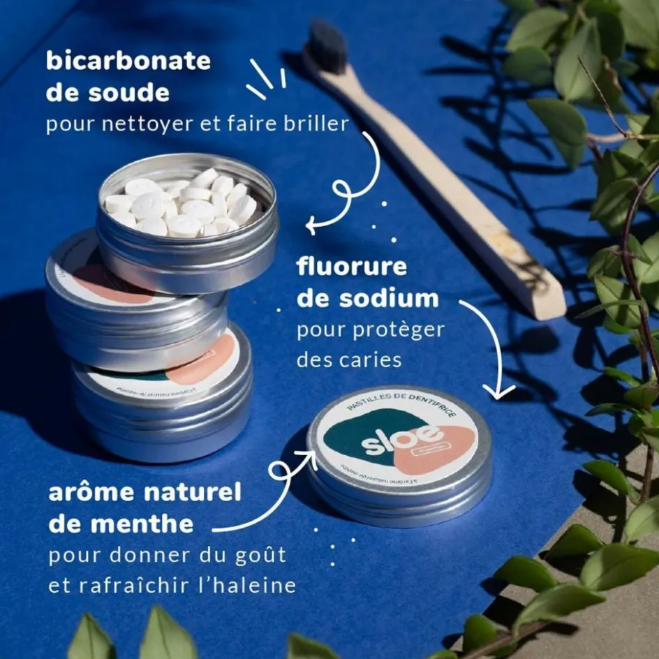 SLOE Hygiene Und Körperpflege^FESTE ZAHNPASTA IN TABLETTENFORM - Zahnpflege
