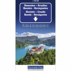 Straßenkarten|Straßenkarten^SLOWENIEN - KROATIEN - BOSNIEN-HERZEGOWINA STRASSENKARTE