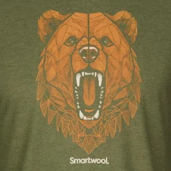 GEOMETRIC BEAR LONG SLEEVE GRAPHIC TEE Herren - Langarmshirt Herren Shirts Und Tops