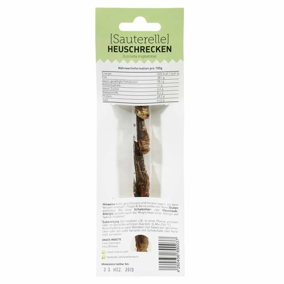 SAUTERELLE Verpflegung