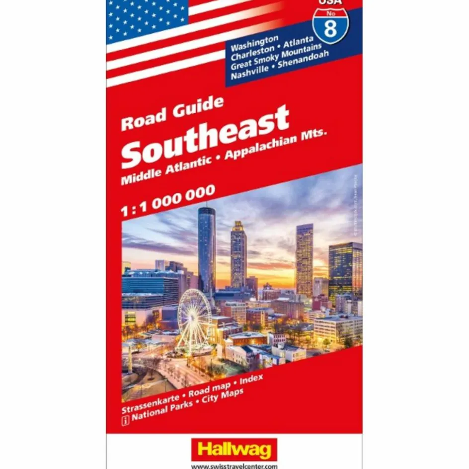 New SOUTHEAST MIDDLE ATLANTIC, APPALACHIAN MTS. NR. 08 USA ROAD - Straßenkarte Straßenkarten|Straßenkarten