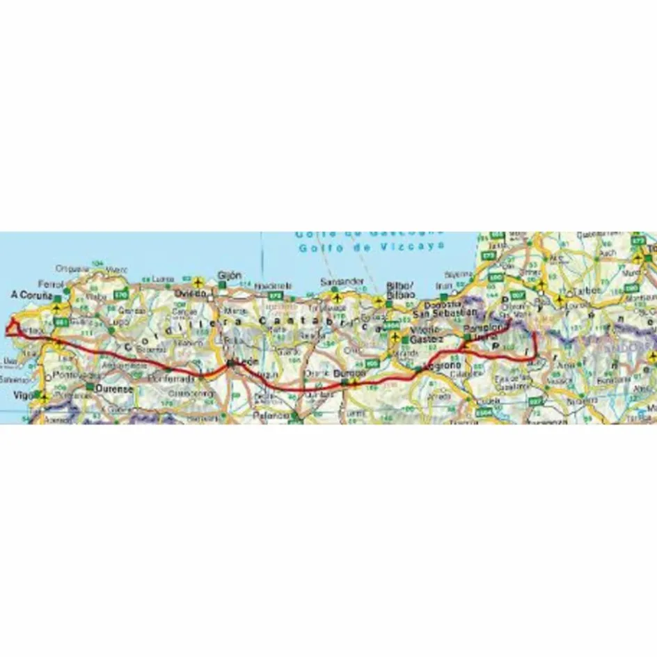 Wanderführer^SPANISCHER JAKOBSWEG - Wanderführer