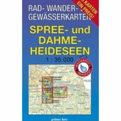 Fahrradkarten|Gewässerkarten^SPREE- UND DAHME-HEIDESEEN 1:35.000 - Fahrradkarte