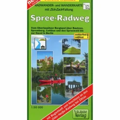 Best SPREE-RADWEG 1 : 50 000. RADWANDERKARTE - Fahrradkarte Fahrradkarten|Fahrradkarten