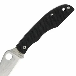 Spyderco Schlüsselanhänger|Klappmesser^GRASSHOPPER G10 BLACK PLAINEDGE - Klappmesser
