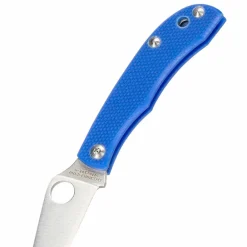 Spyderco Schlüsselanhänger|Klappmesser^HONEYBEE G10 BLUE PLAINEDGE - Klappmesser