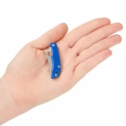 Spyderco Schlüsselanhänger|Klappmesser^HONEYBEE G10 BLUE PLAINEDGE - Klappmesser