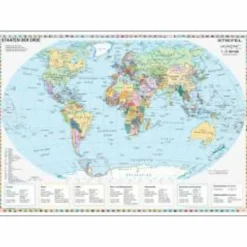 Wandkarten Und Poster^STAATEN DER ERDE, POLITISCH 1 : 40 000 000 - Weltkarte