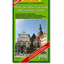 ÖSTLICHES HARZVORLAND - MANSFELDER LAND - Wanderkarte Fahrradkarten|Wanderkarten Und Winterkarten