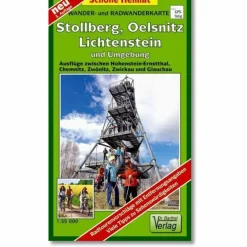 Fahrradkarten|Wanderkarten Und Winterkarten^STOLLBERGER ERZGEBIRGE UND UMGEBUNG 1 : - Wanderkarte