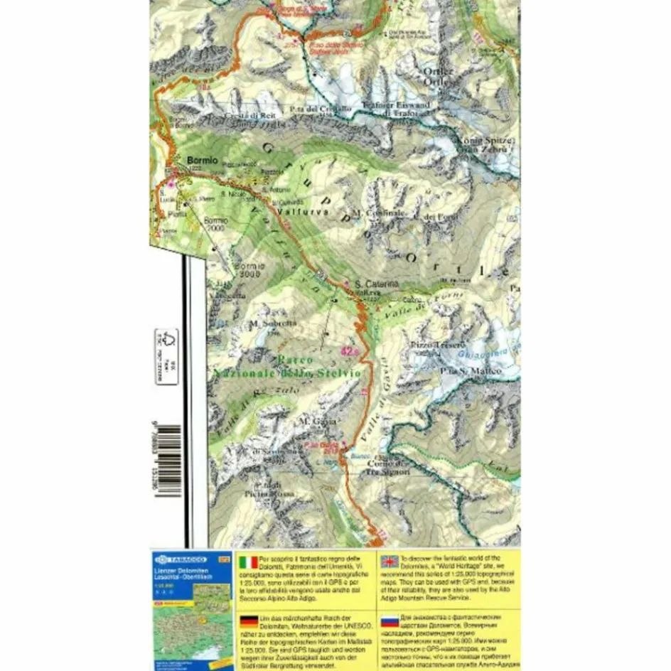 Straßenkarten|Straßenkarten^STRASSENKARTE SÜDTIROL -DOLOMITI 1:150 000 - Straßenkarte