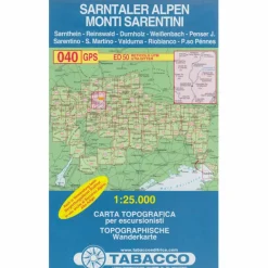 Wanderkarten Und Winterkarten|Wanderkarten Und Winterkarten^TABACCO 040 SARNTALER ALPEN - Wanderkarte