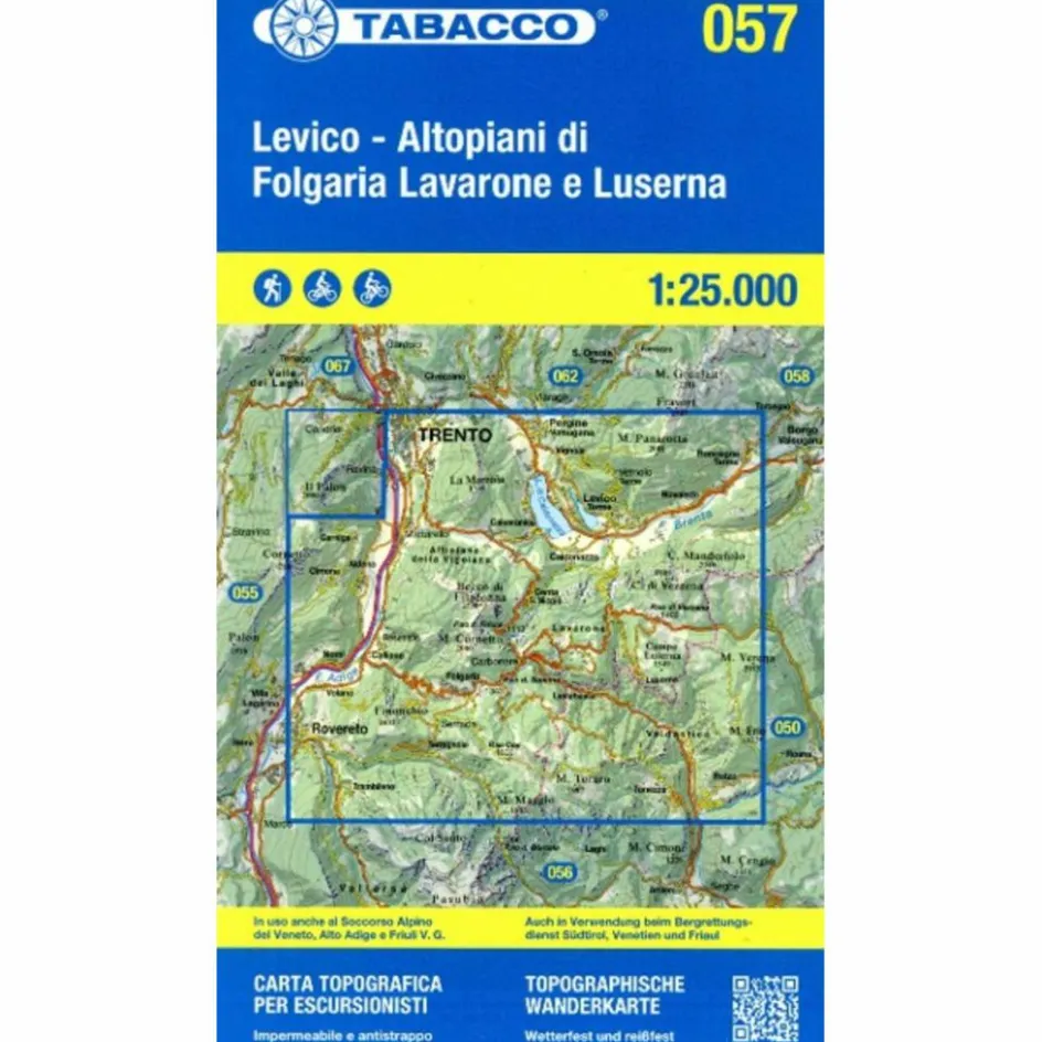 Hot TABACCO WANDERN LEVICO ALTOPIANI 1:25000 - Wanderkarte Wanderkarten Und Winterkarten|Wanderkarten Und Winterkarten