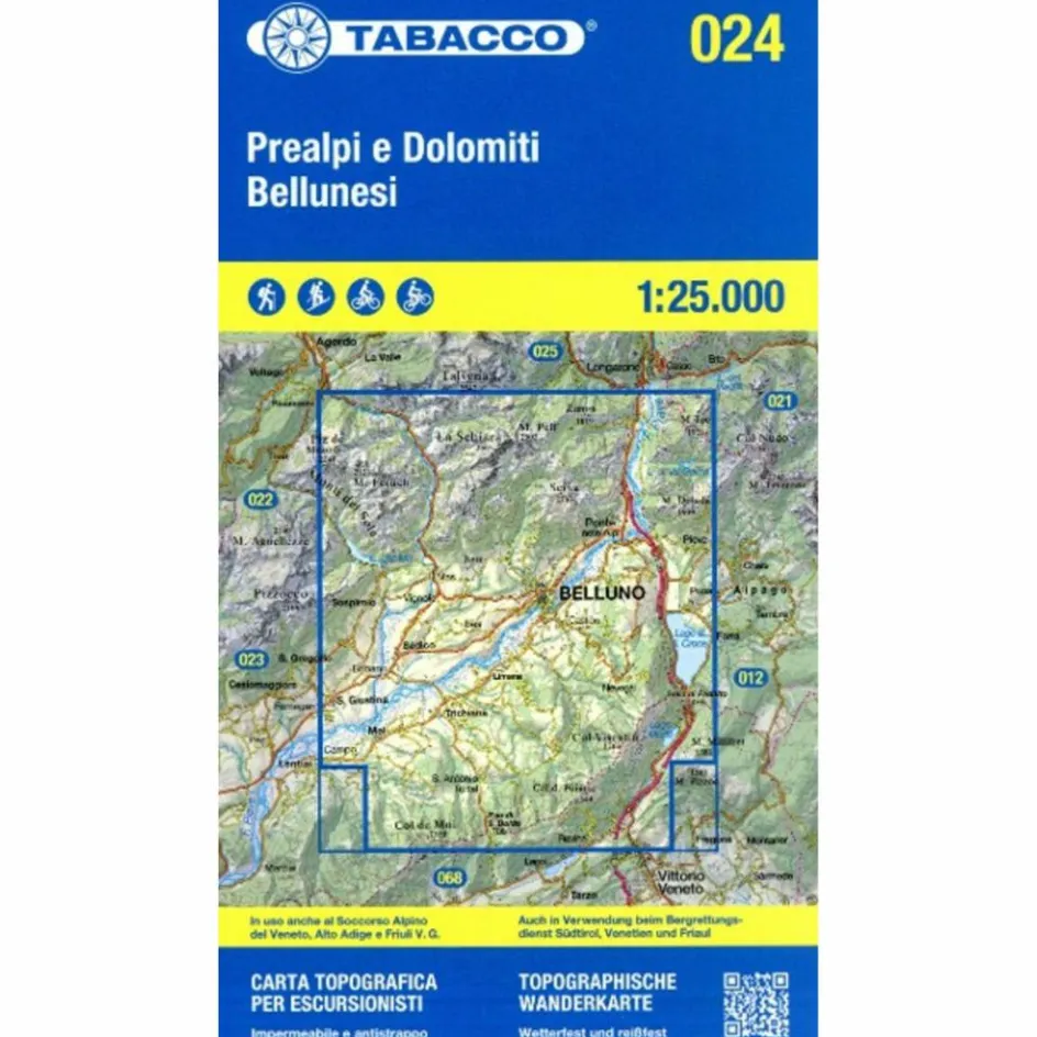 Sale TABACCO WANDERN PREALPI BELLUNESI 1:25000 Wanderkarten Und Winterkarten|Wanderkarten Und Winterkarten