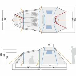 Tatonka 3-Personen-Zelte|3-Jahreszeiten-Zelte^ALASKA 3 PLUS - Tunnelzelt