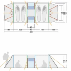 Tatonka 4-Personen-Zelte|Familienzelte^ALASKA FAMILY DLX - Tunnelzelt