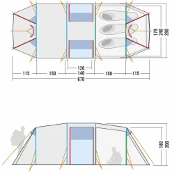 Tatonka 3-Personen-Zelte|3-Jahreszeiten-Zelte^FAMILY TREK II - Familienzelt