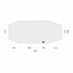 Tatonka Zeltzubehör^FLOOR SHEET PE ALASKA 3 - Zeltplane