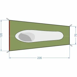 Tatonka Sommerzelte|Tunnelzelte^SINGLE MESH TENT - Einpersonenzelt