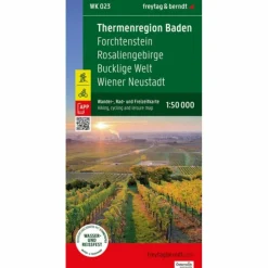 Discount THERMENREGION BADEN, WANDER-, RAD- UND FREIZEITKARTE - Wanderkarte Wanderkarten Und Winterkarten|Wanderkarten Und Winterkarten